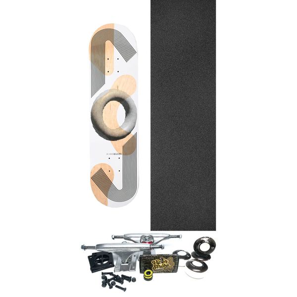 Quasi Skateboards Jake Johnson Boomerang Skateboard Deck - 8.37" x 31.75" - Complete Skateboard Bundle